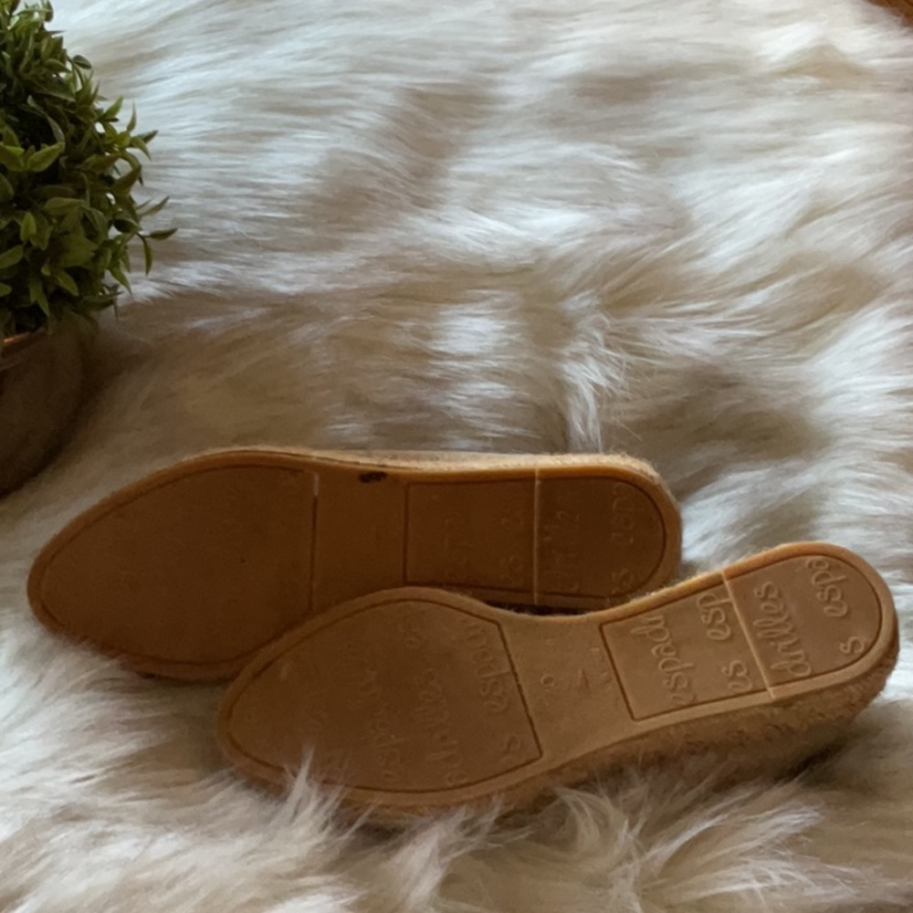 Eric Michael Leather Platform Espadrilles - image 3